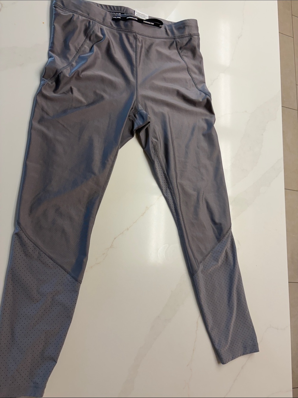 Nike women’s running leggings Performance Compression Pants - Gray